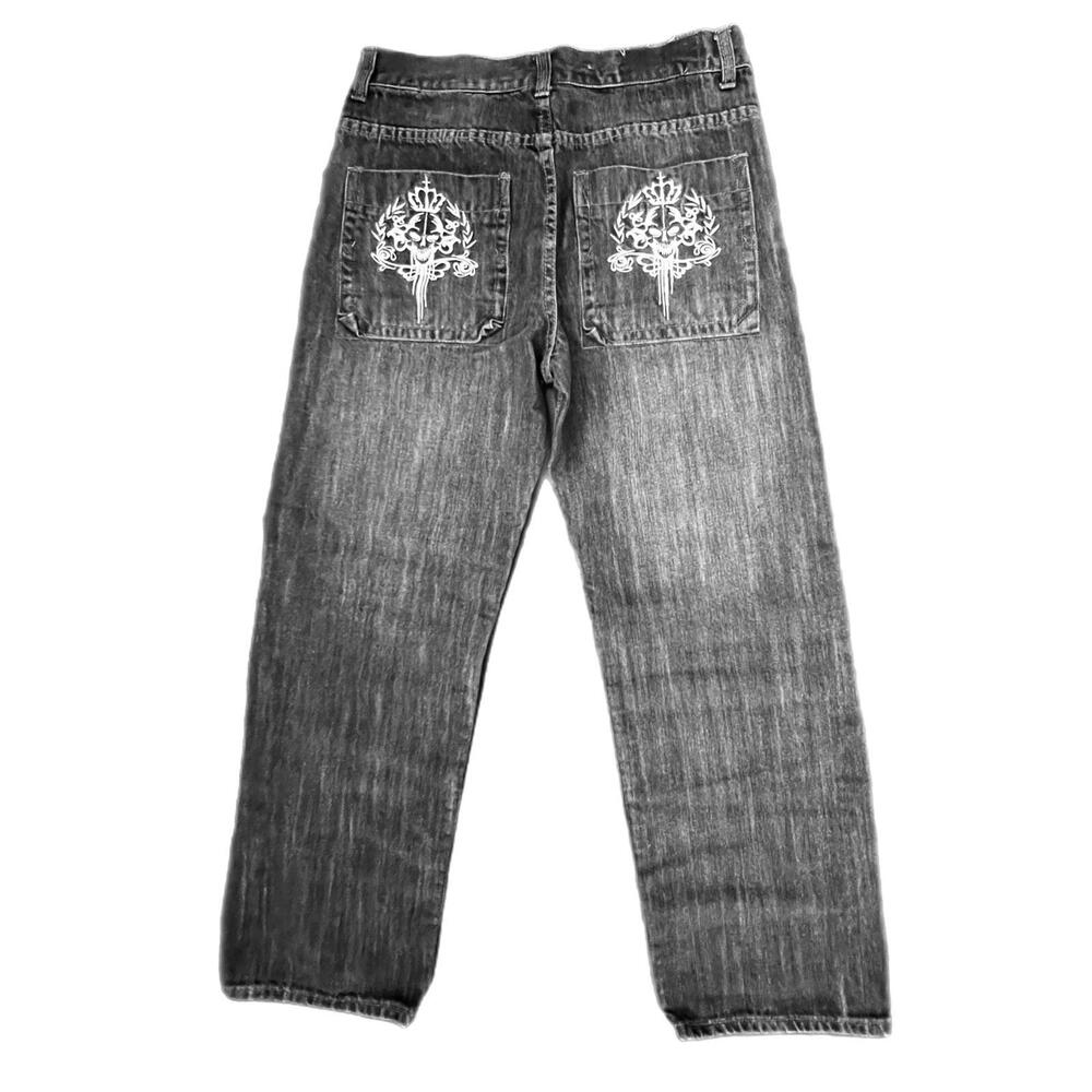 Oscar VTG Jeans in Dark Wash Wide Leg Jeans - 32x30